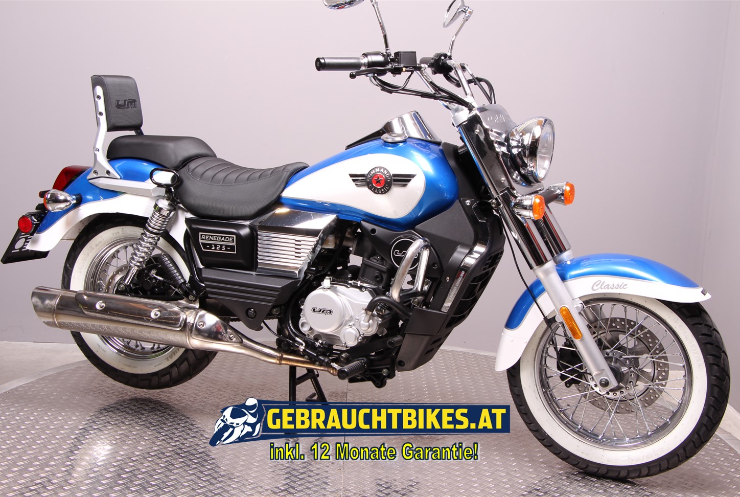 UM (United Motorcycles) Renegade Commando Classic 125 -  3290